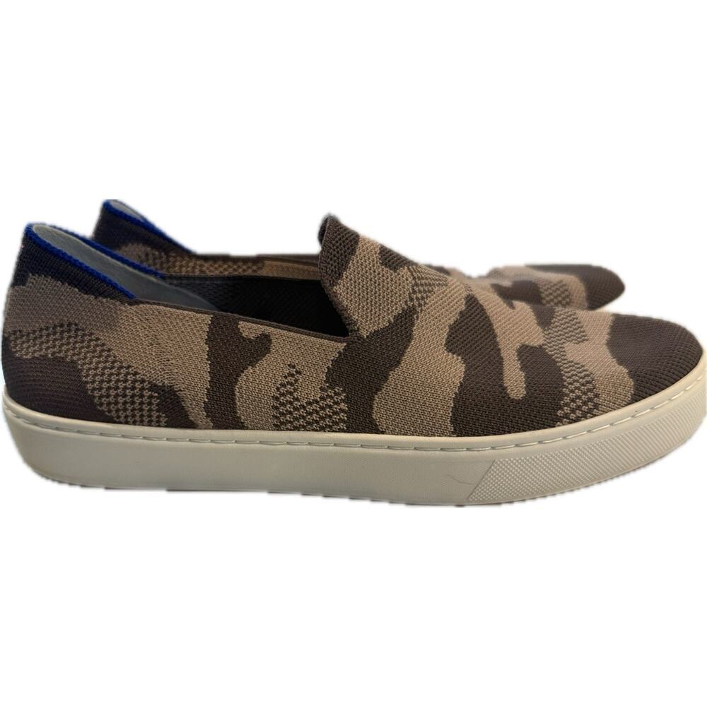 Rothy’s Women’s 7.5 Camo Knit Slip-On Sneakers Washable Casual Flats
